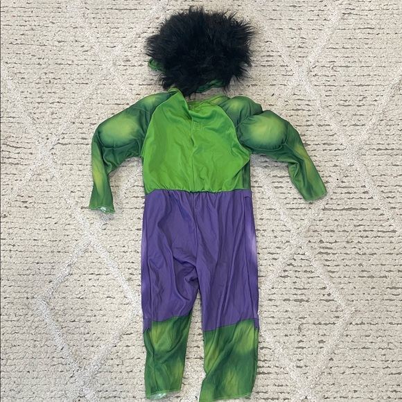 Marvel Kids Hulk Green and Purple Superhero Costume - Picture 9 of 15